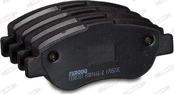 Ferodo FDB1666-D - Тормозные колодки, дисковые, комплект autodnr.net