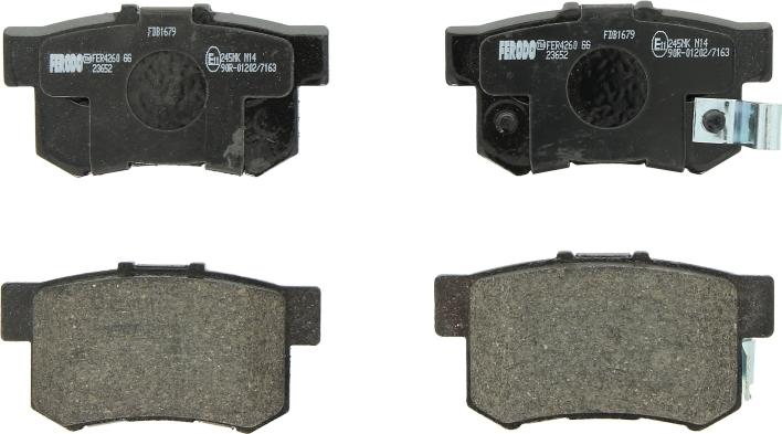 Ferodo FDB1679 - Гальмівні колодки, дискові гальма autocars.com.ua