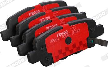 Ferodo FDB1693-S - Тормозные колодки, дисковые, комплект avtokuzovplus.com.ua