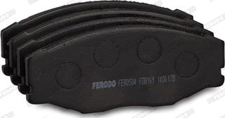 Ferodo FDB169-D - Гальмівні колодки, дискові гальма autocars.com.ua