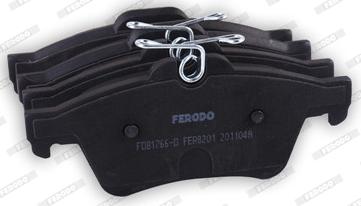 Ferodo FDB1766-D - Гальмівні колодки, дискові гальма autocars.com.ua
