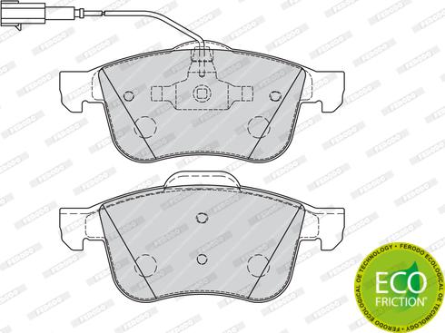 Ferodo FDB1805 - Тормозные колодки, дисковые, комплект avtokuzovplus.com.ua