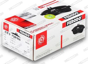 Ferodo FDB1806 - Тормозные колодки, дисковые, комплект avtokuzovplus.com.ua