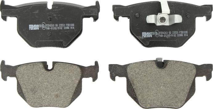 Ferodo FDB1808 - Гальмівні колодки, дискові гальма autocars.com.ua