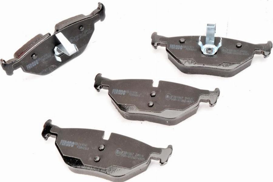 Ferodo FDB1867 - Гальмівні колодки, дискові гальма autocars.com.ua