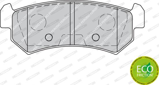 Ferodo FDB1889 - Тормозные колодки, дисковые, комплект avtokuzovplus.com.ua