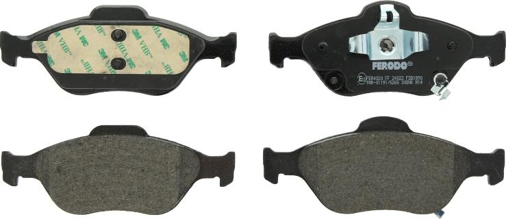 Ferodo FDB1890 - Гальмівні колодки, дискові гальма autocars.com.ua