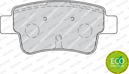 Ferodo FDB1922 - Тормозные колодки, дисковые, комплект avtokuzovplus.com.ua