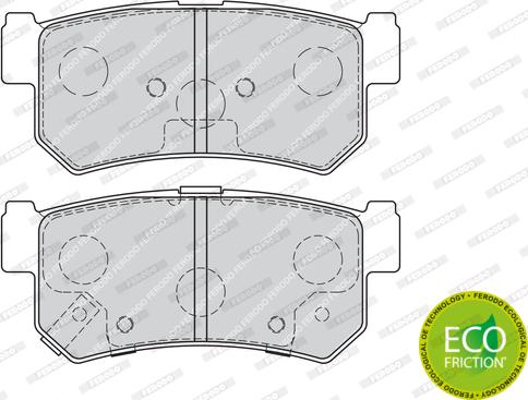 Ferodo FDB1937 - Тормозные колодки, дисковые, комплект avtokuzovplus.com.ua