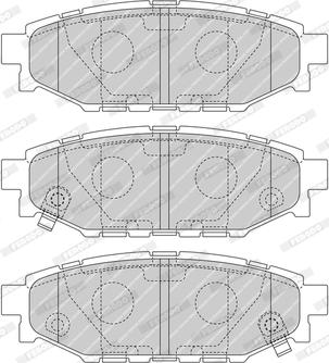 Ferodo FDB1947-D - Тормозные колодки, дисковые, комплект avtokuzovplus.com.ua