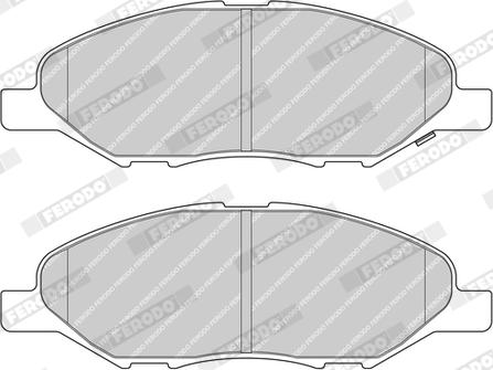 Ferodo FDB1965 - Тормозные колодки, дисковые, комплект autodnr.net