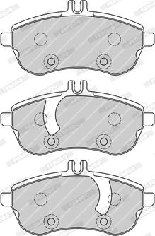 Duron DBP221978 - Тормозные колодки, дисковые, комплект autodnr.net