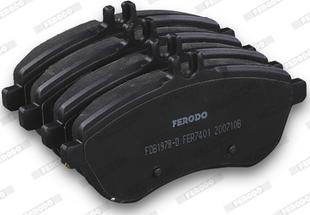 Ferodo FDB1978-D - Тормозные колодки, дисковые, комплект autodnr.net