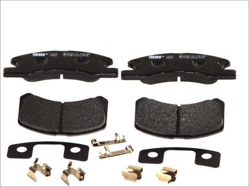 Ferodo FDB1988 - Гальмівні колодки, дискові гальма autocars.com.ua