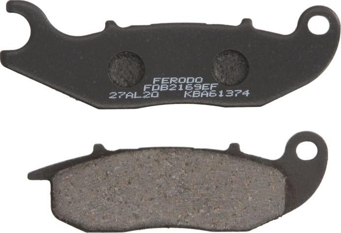 Ferodo FDB2169EF - Гальмівні колодки, дискові гальма autocars.com.ua