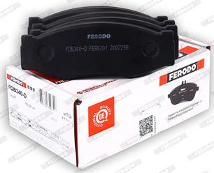 Ferodo FDB340-D - Гальмівні колодки, дискові гальма autocars.com.ua