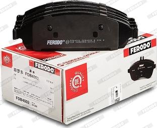 Ferodo FDB4002 - Гальмівні колодки дискові autocars.com.ua