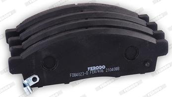 Ferodo FDB4023-D - Тормозные колодки, дисковые, комплект avtokuzovplus.com.ua