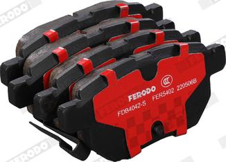 Ferodo FDB4042-S - Тормозные колодки, дисковые, комплект autodnr.net