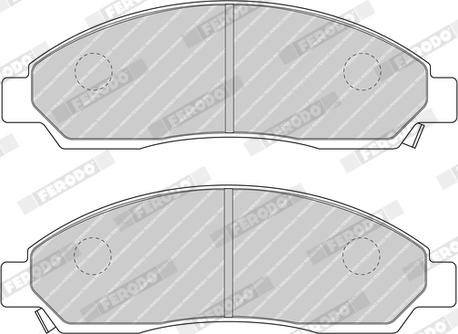 Ferodo FDB4073 - Тормозные колодки, дисковые, комплект autodnr.net