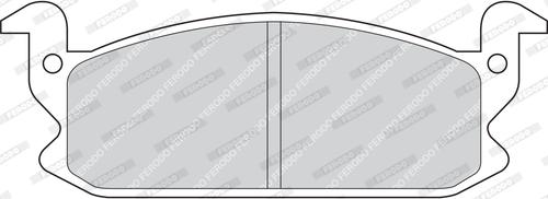 Ferodo FDB407 - Гальмівні колодки, дискові гальма autocars.com.ua