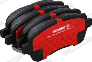 Ferodo FDB4110A-S - Тормозные колодки, дисковые, комплект autodnr.net