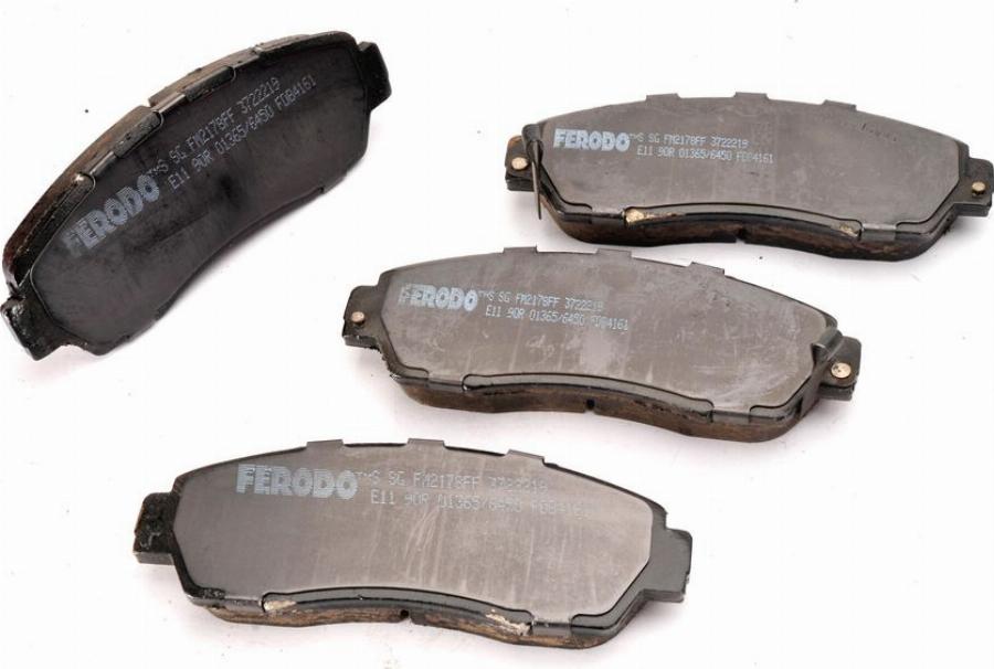 Ferodo FDB4161 - Гальмівні колодки, дискові гальма autocars.com.ua