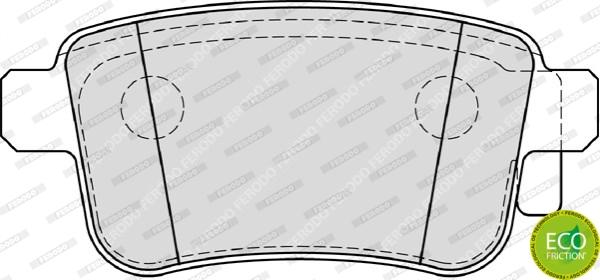 Ferodo FDB4186 - Тормозные колодки, дисковые, комплект avtokuzovplus.com.ua