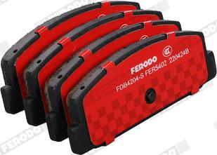 Ferodo FDB4204-S - Тормозные колодки, дисковые, комплект autodnr.net