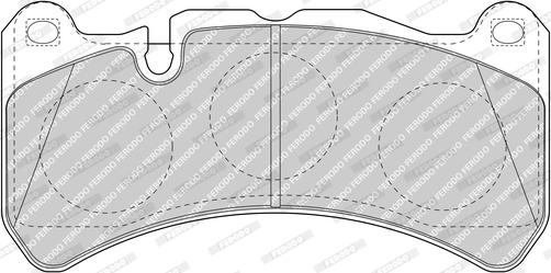 Ferodo FDB4212 - Гальмівні колодки дискові autocars.com.ua