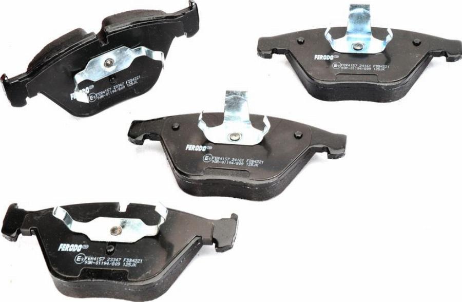 Ferodo FDB4221 - Гальмівні колодки, дискові гальма autocars.com.ua