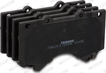 Ferodo FDB4229-D - Тормозные колодки, дисковые, комплект avtokuzovplus.com.ua