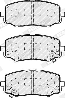 Ferodo FDB4234 - Тормозные колодки, дисковые, комплект avtokuzovplus.com.ua