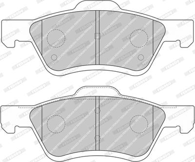 Ferodo FDB4240-D - Тормозные колодки, дисковые, комплект avtokuzovplus.com.ua