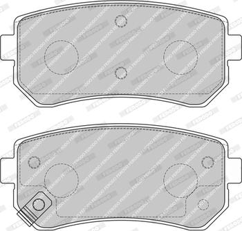 Ferodo FDB4241-D - Тормозные колодки, дисковые, комплект avtokuzovplus.com.ua