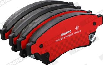 Ferodo FDB4262-S - Тормозные колодки, дисковые, комплект autodnr.net