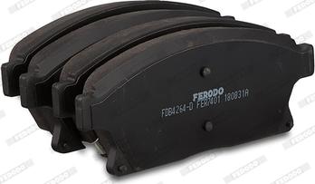 Ferodo FDB4264-D - Тормозные колодки, дисковые, комплект avtokuzovplus.com.ua