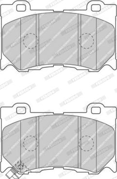 Ferodo FDB4284 - Тормозные колодки, дисковые, комплект avtokuzovplus.com.ua