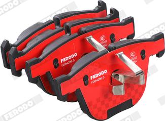 Ferodo FDB4286-S - Тормозные колодки, дисковые, комплект autodnr.net