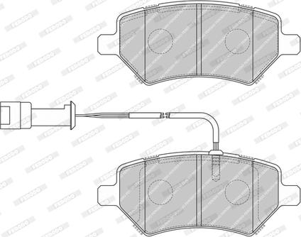 Ferodo FDB4293-D - Тормозные колодки, дисковые, комплект avtokuzovplus.com.ua