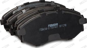 Ferodo FDB4304-D - Тормозные колодки, дисковые, комплект avtokuzovplus.com.ua