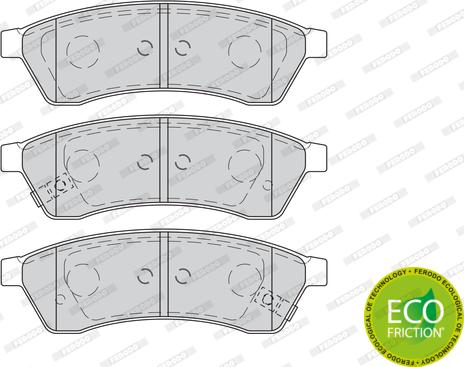 Ferodo FDB4305 - Тормозные колодки, дисковые, комплект avtokuzovplus.com.ua