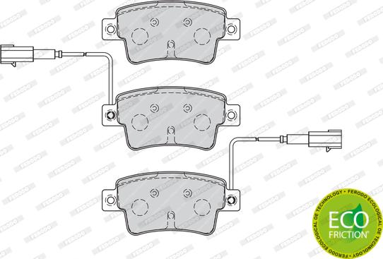 Ferodo FDB4325 - Тормозные колодки, дисковые, комплект avtokuzovplus.com.ua