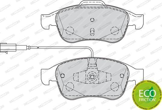 Ferodo FDB4331 - Тормозные колодки, дисковые, комплект avtokuzovplus.com.ua