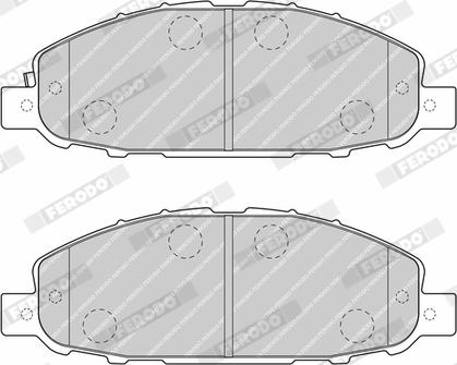 Ferodo FDB4333 - Тормозные колодки, дисковые, комплект autodnr.net