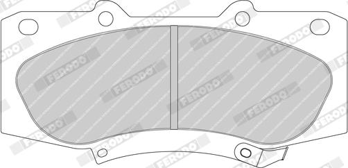 Ferodo FDB4334 - Тормозные колодки, дисковые, комплект autodnr.net