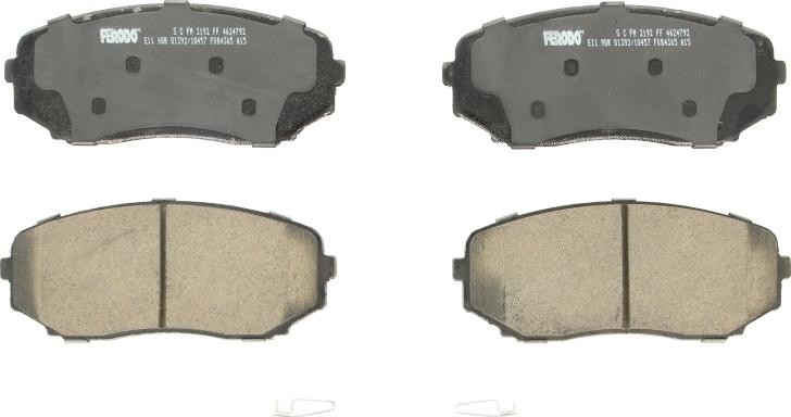 Ferodo FDB4365 - Гальмівні колодки, дискові гальма autocars.com.ua