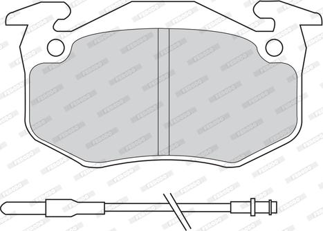 Woking PSA044332 - Гальмівні колодки, дискові гальма autocars.com.ua