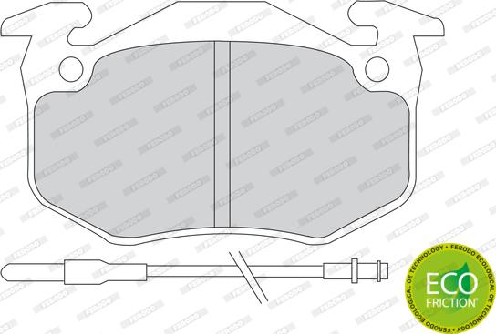 Ferodo FDB440 - Тормозные колодки, дисковые, комплект autodnr.net