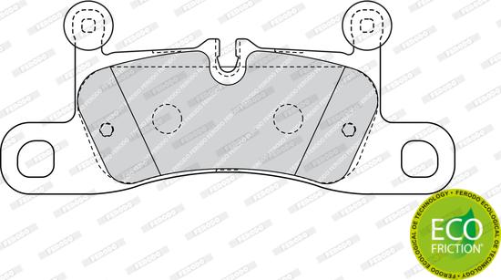 Ferodo FDB4424 - Тормозные колодки, дисковые, комплект avtokuzovplus.com.ua